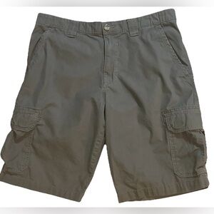 Eddie Bauer Men’s Specialty Dyed Cargo Shorts 34 Outdoor Hiking Casual Charcoal